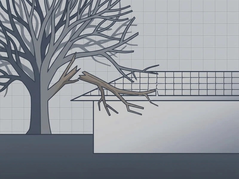 Exemple d'arbre aux branches mortes avant élagage